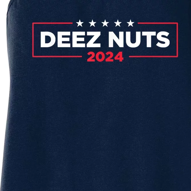 Deez Nuts 2024 Humorous Meme Campaign Women's Racerback Tank