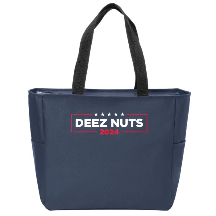 Deez Nuts 2024 Humorous Meme Campaign Zip Tote Bag