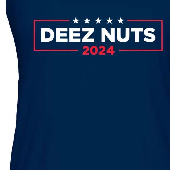 Deez Nuts 2024 Humorous Meme Campaign Ladies Essential Flowy Tank