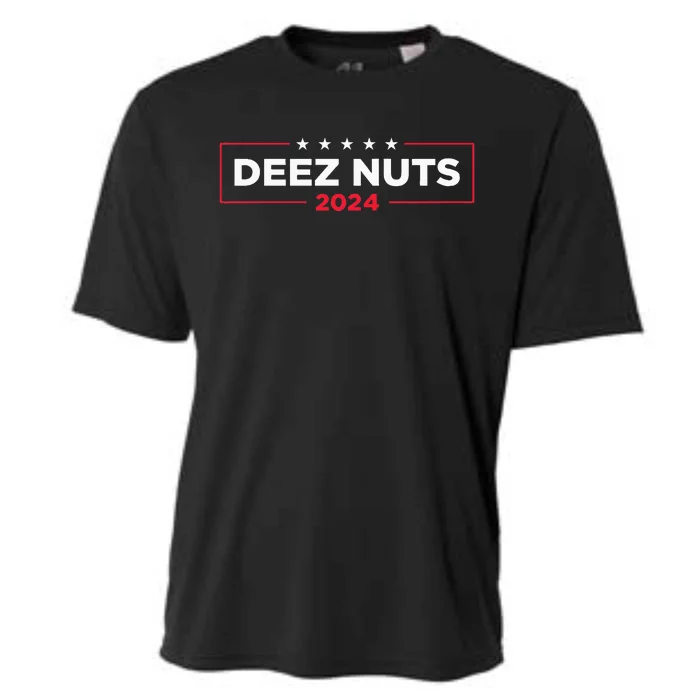 Deez Nuts 2024 Humorous Meme Campaign Novelty Cooling Performance Crew T-Shirt