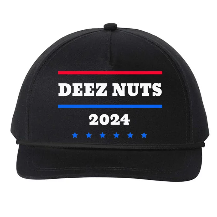 Deez Nuts 2024 Meme Campaign Snapback Five-Panel Rope Hat