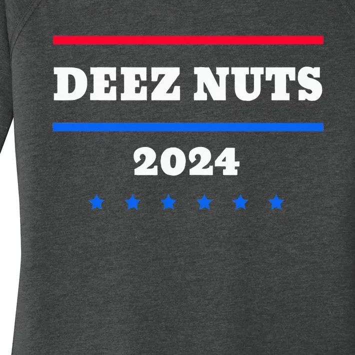 Deez Nuts 2024 Meme Campaign Women's Perfect Tri Tunic Long Sleeve Shirt