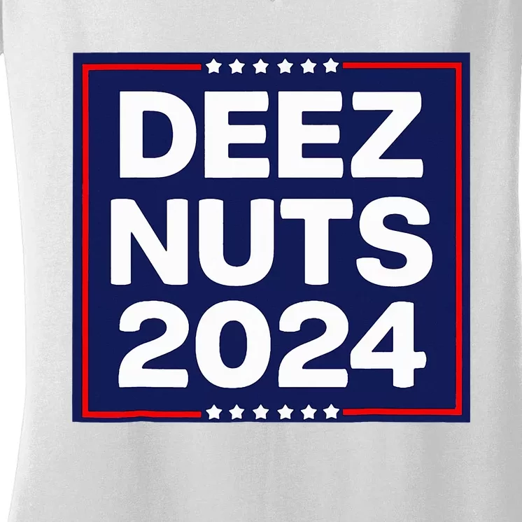 Deez Nuts 2024 Meme Campaign Women's V-Neck T-Shirt