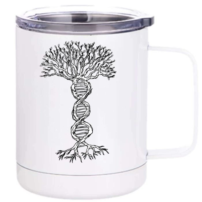 DNA Tree Front & Back 12oz Stainless Steel Tumbler Cup