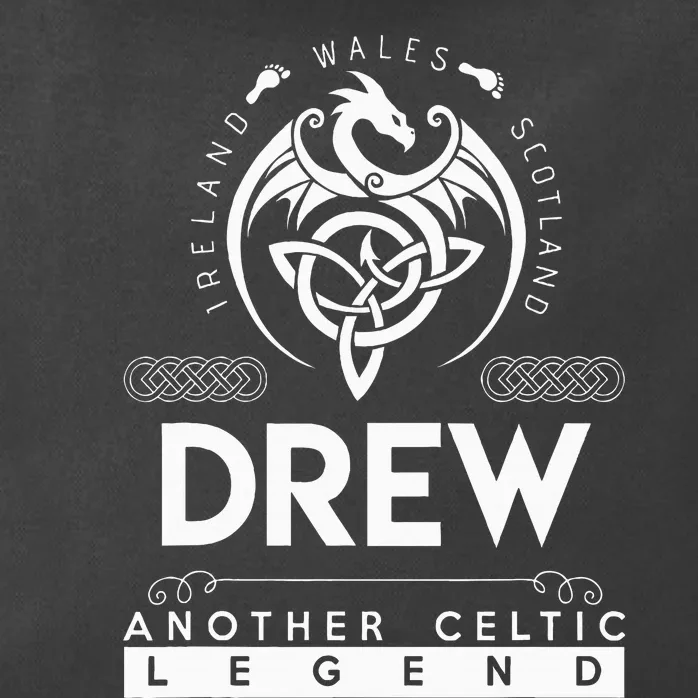 Drew Name Another Celtic Legend Drew Zip Tote Bag