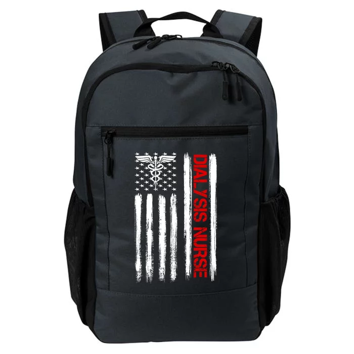 Dialysis Nurse American Flag Patriotic Rn Nephrology Gift Daily Commute Backpack