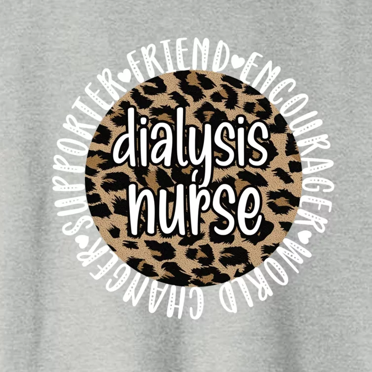 Dialysis Nurse Appreciation Ney Dialysis Nursing Gift Women's Crop Top Tee