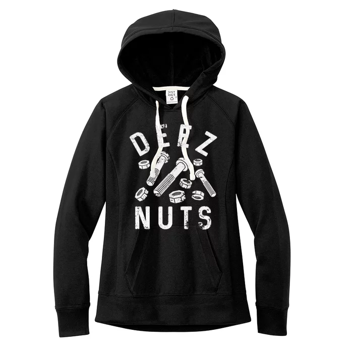 DEEZ NUTS (AND BOLTS) Women's Fleece Hoodie