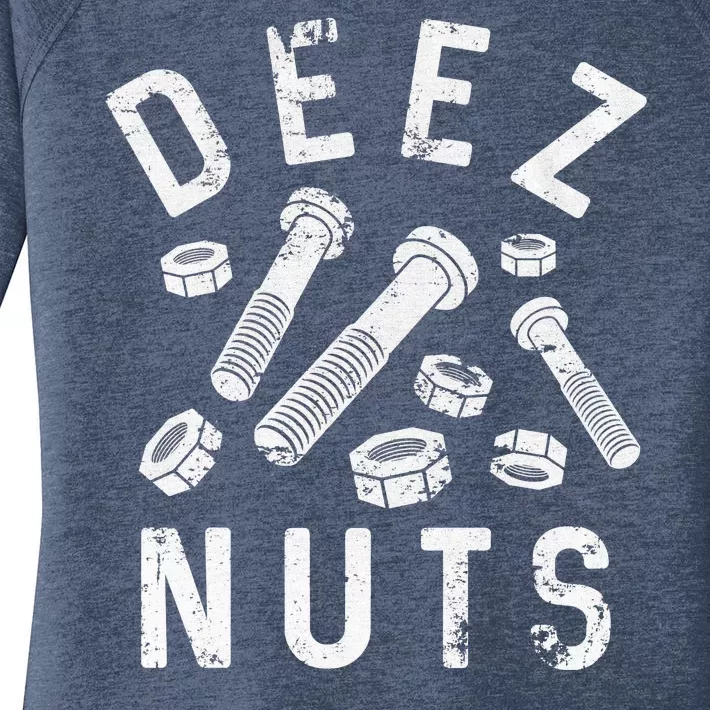 DEEZ NUTS (AND BOLTS) Women's Perfect Tri Tunic Long Sleeve Shirt