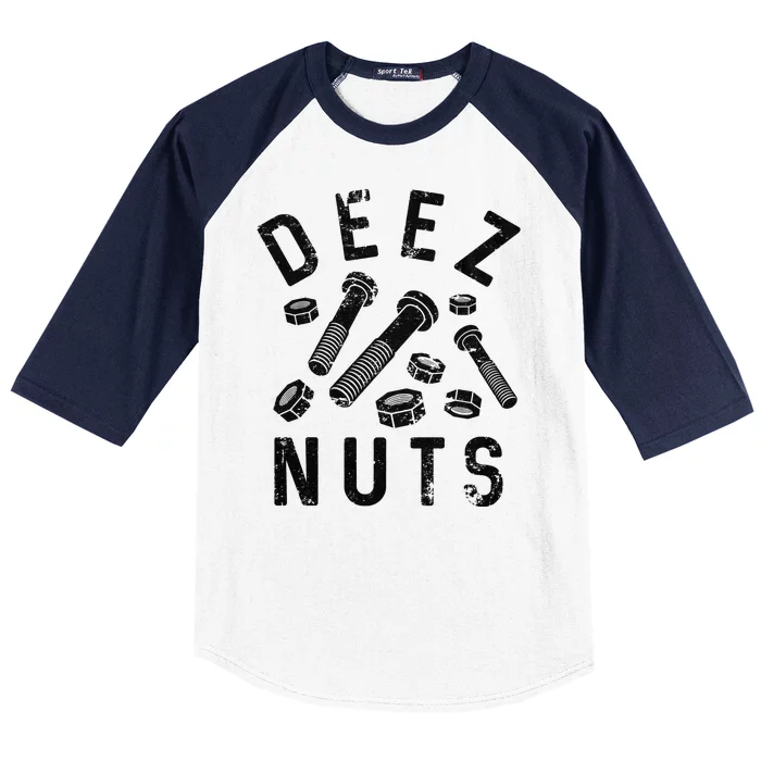 DEEZ NUTS (AND BOLTS) Baseball Sleeve Shirt