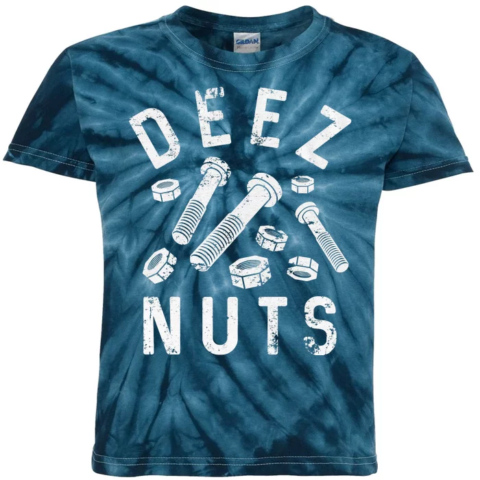 DEEZ NUTS (AND BOLTS) Kids Tie-Dye T-Shirt