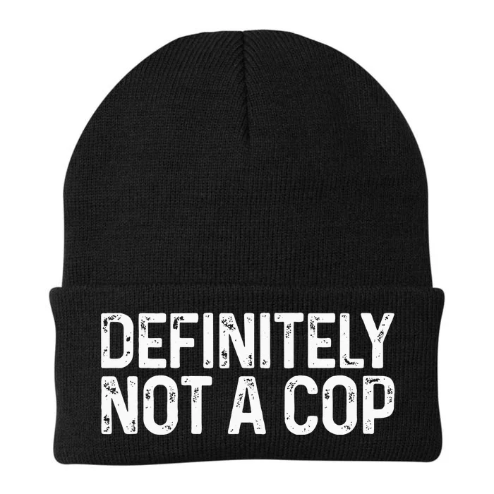 Definitely Not a Cop Undercover Definitely Not a Cop Knit Cap Winter Beanie