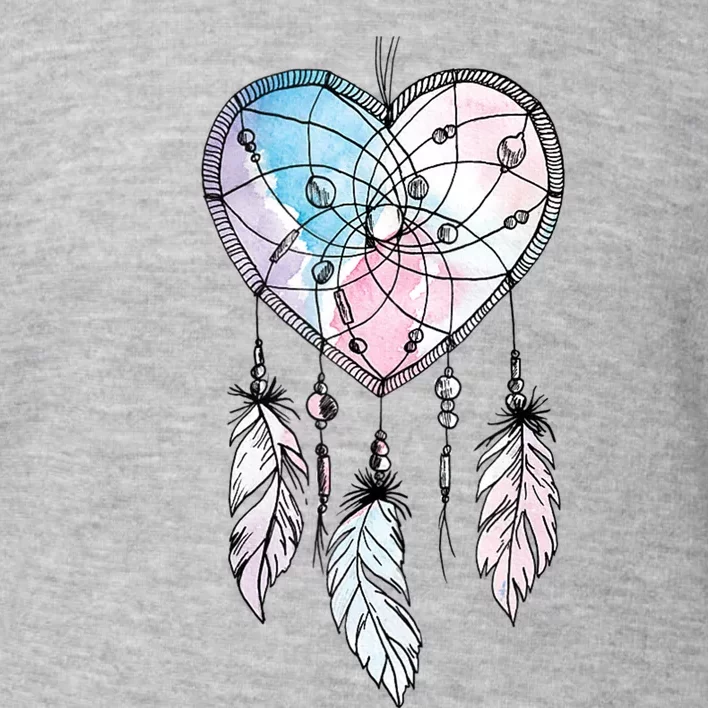 Dreamcatcher Native American Feathers Boho Dream Catcher Toddler Sweatshirt