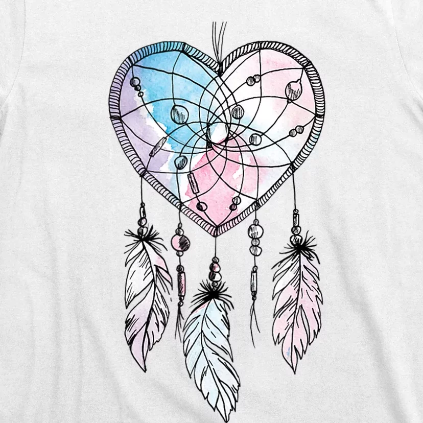 Dreamcatcher Native American Feathers Boho Dream Catcher T-Shirt