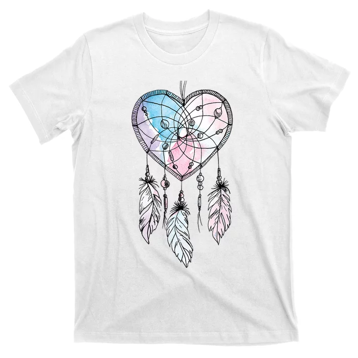 Dreamcatcher Native American Feathers Boho Dream Catcher T-Shirt