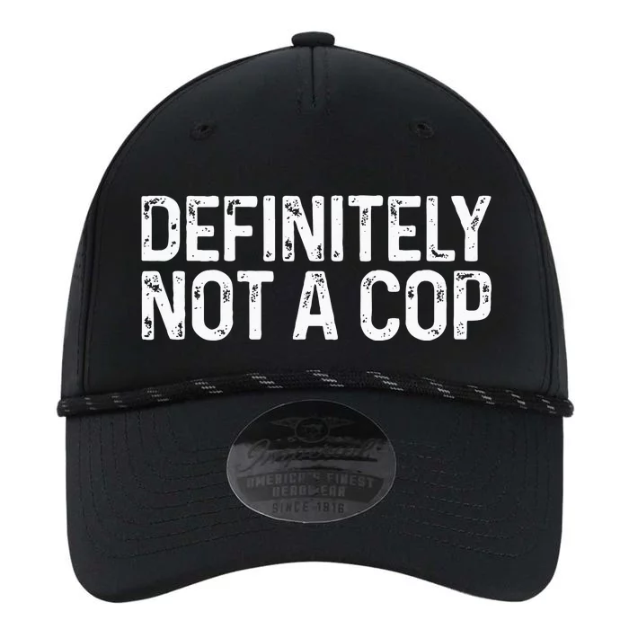 Definitely Not A Cop Undercover Definitely Not A Cop Performance The Dyno Cap