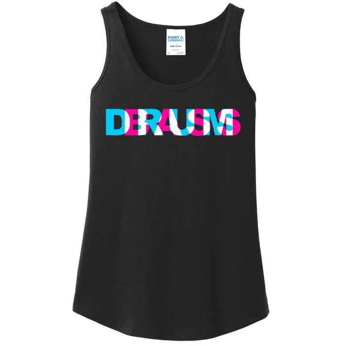 Drum N Bass Edm Rave Dance Music Headbanger Raver Glitch Ladies Essential Tank