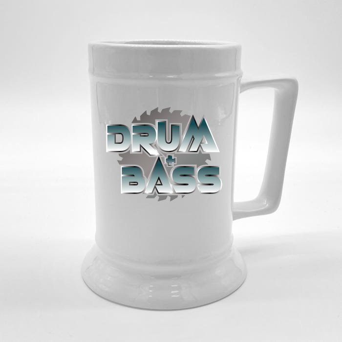 DRUM AND BASS DnB Front & Back Beer Stein