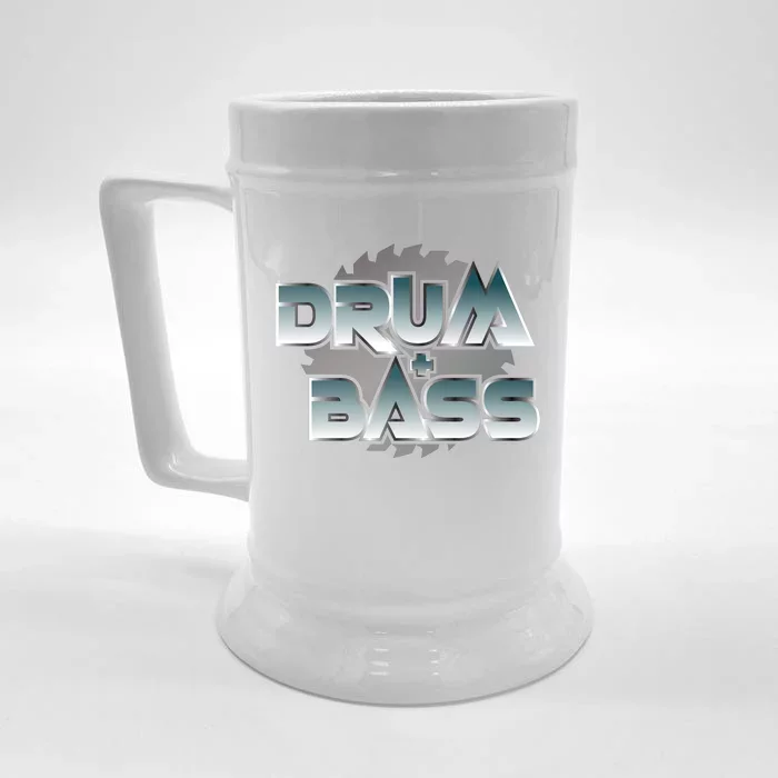 DRUM AND BASS DnB Front & Back Beer Stein