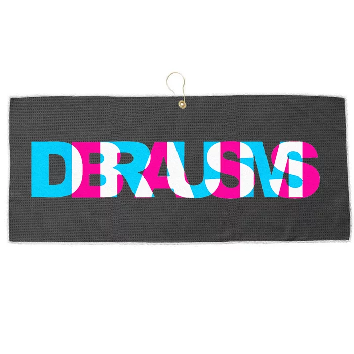 Drum N Bass EDM Rave Dance Music Headbanger Raver Glitch Large Microfiber Waffle Golf Towel