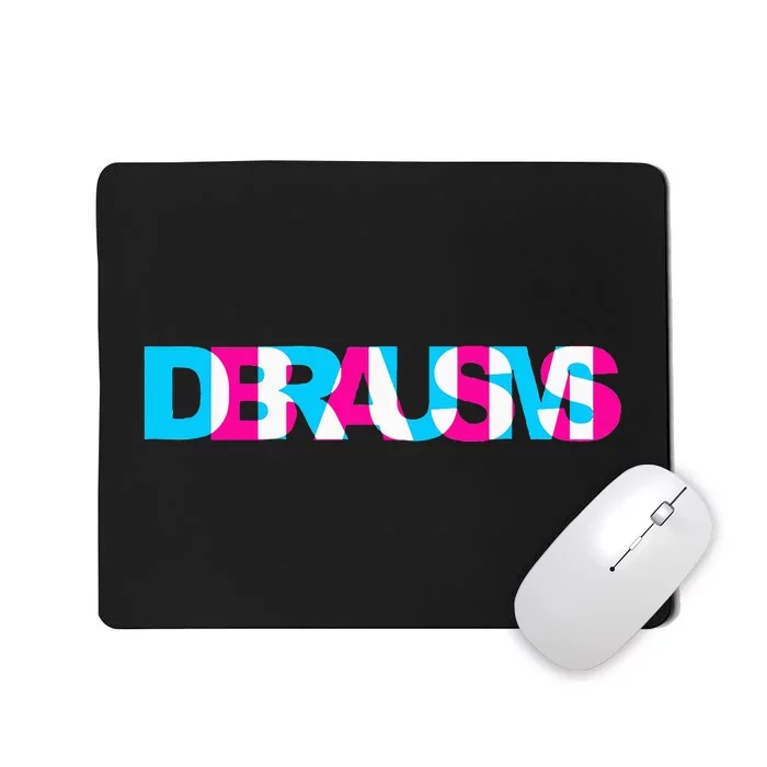 Drum N Bass Edm Rave Dance Music Headbanger Raver Glitch Mousepad