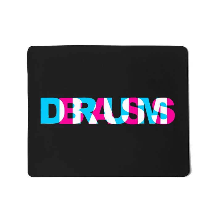 Drum N Bass Edm Rave Dance Music Headbanger Raver Glitch Mousepad