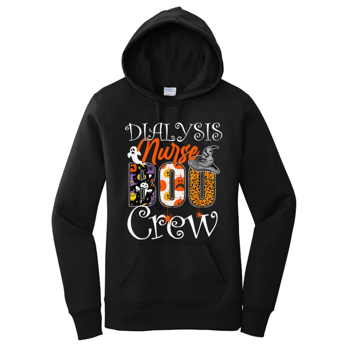 Dialysis Nurse Boo Boo Crew Halloween Dialysis Nurse Costume Women's Pullover Hoodie