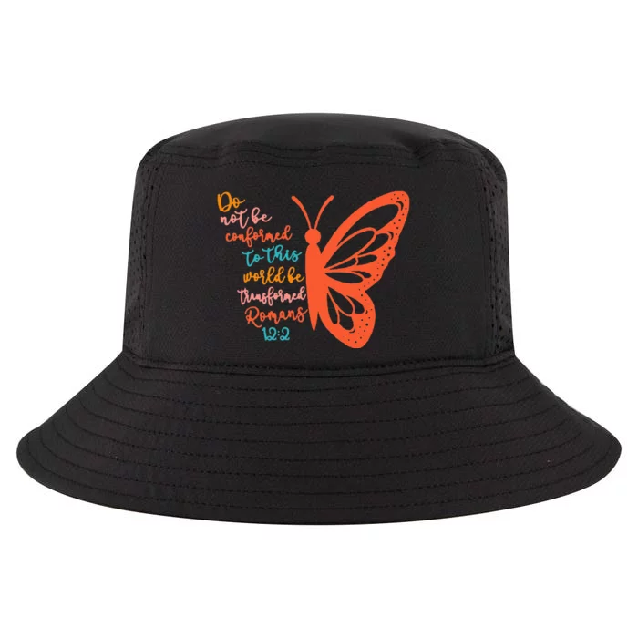 Do Not Be Conformed To This World Be Transformed Romans 122 Cool Comfort Performance Bucket Hat