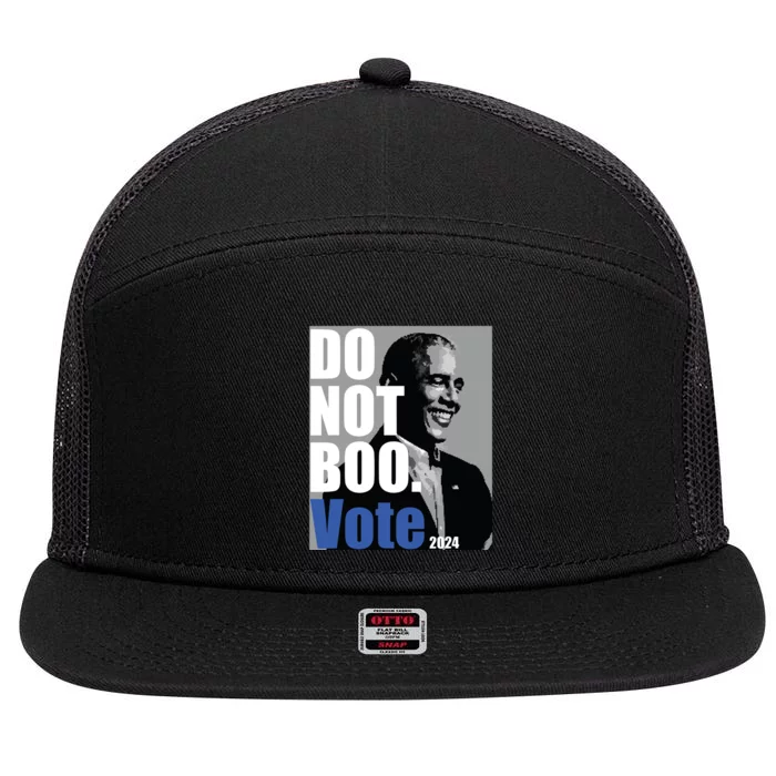 Do Not Boo Vote 7 Panel Mesh Trucker Snapback Hat