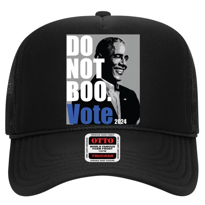 Do Not Boo Vote High Crown Mesh Trucker Hat