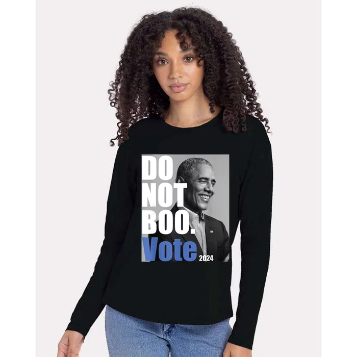 Do Not Boo Vote Womens Cotton Relaxed Long Sleeve T-Shirt