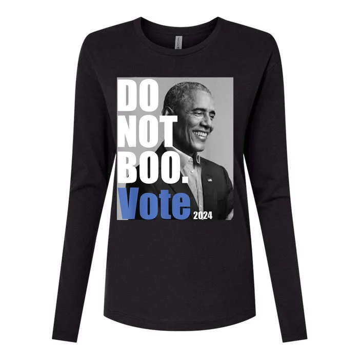 Do Not Boo Vote Womens Cotton Relaxed Long Sleeve T-Shirt