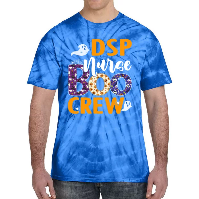 Dsp Nurse Boo Crew Scary Nurse Halloween Ghost Spider Gift Tie-Dye T-Shirt