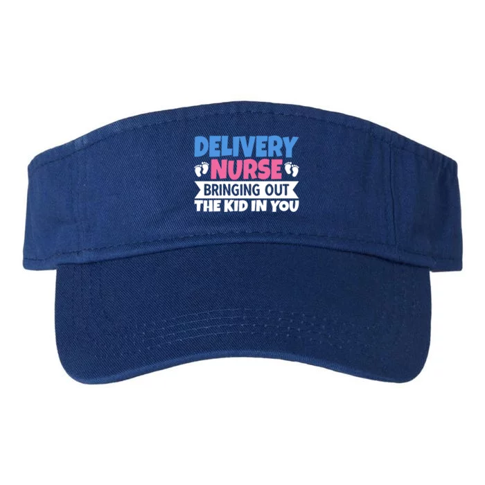 Delivery Nurse Bringing Out The In You Meaningful Gift Valucap Bio-Washed Visor