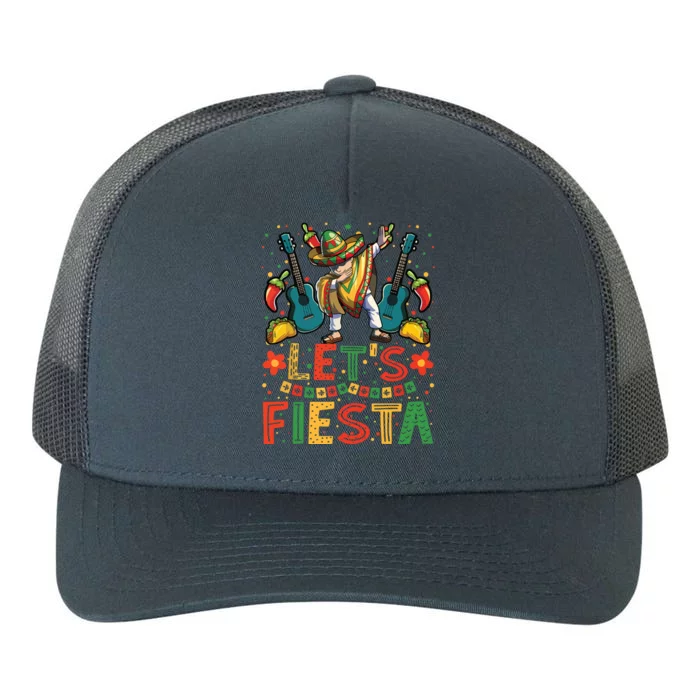 Dabbing Nacho Cinco De Mayo Shirts Women Men Lets Fiesta Yupoong Adult 5-Panel Trucker Hat