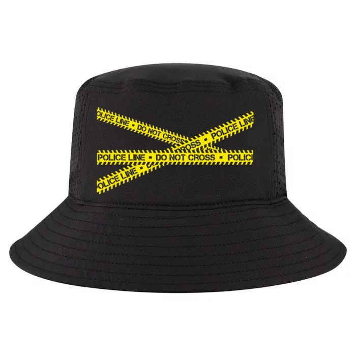 Do Not Cross Police Line Criminalistics Forensic Cool Comfort Performance Bucket Hat