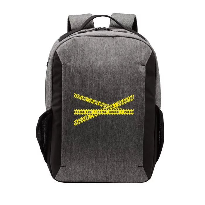 Do Not Cross Police Line Criminalistics Forensic Vector Backpack