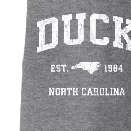 Duck North Carolina Nc Vintage Athletic Black Sports Doggie 3-End Fleece Hoodie