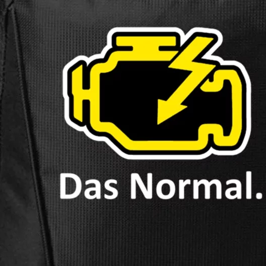 Das Normal Check Engine Light Great Gift City Backpack