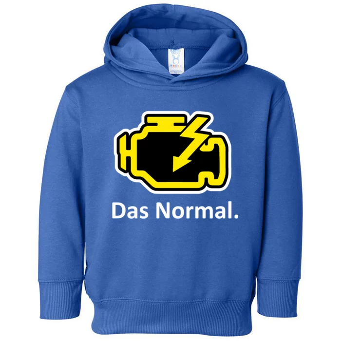 Das Normal Check Engine Light Great Gift Toddler Hoodie