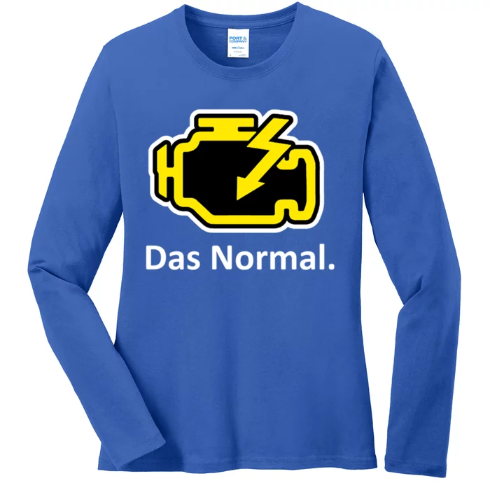 Das Normal Check Engine Light Great Gift Ladies Long Sleeve Shirt