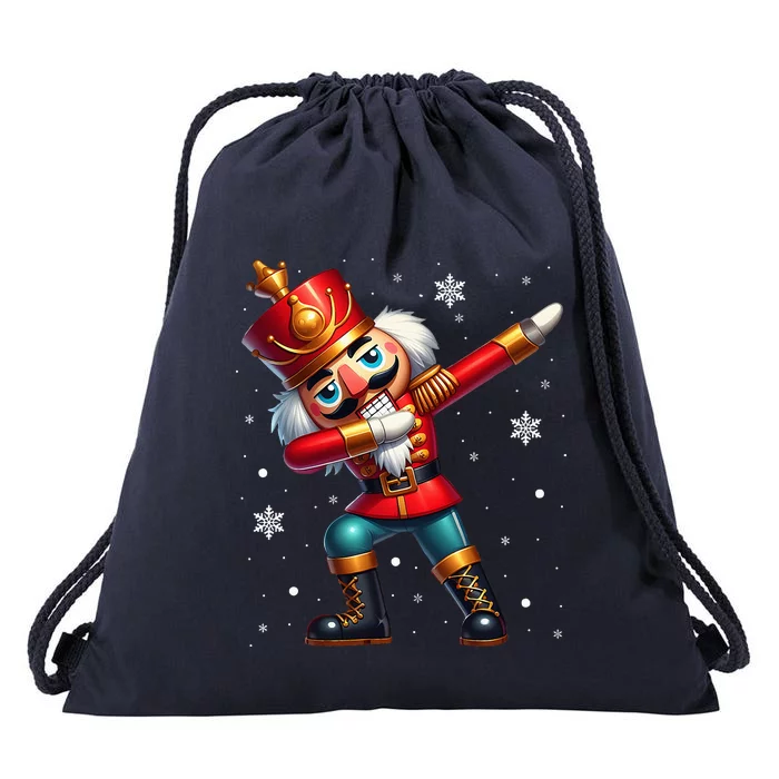 Dabbing Nutcracker Christmas Costume Matching Family Pajama Drawstring Bag