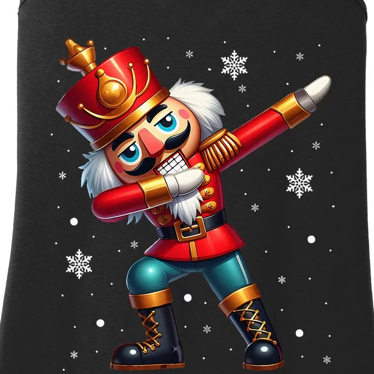 Dabbing Nutcracker Christmas Costume Matching Family Pajama Ladies Essential Tank