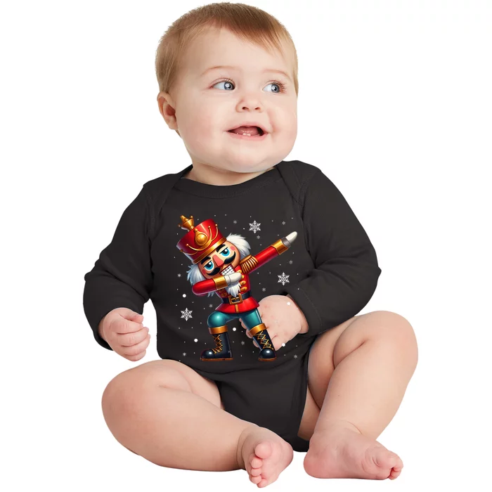 Dabbing Nutcracker Christmas Costume Matching Family Pajama Baby Long Sleeve Bodysuit