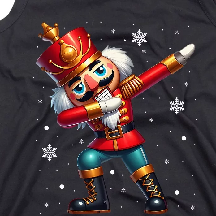 Dabbing Nutcracker Christmas Costume Matching Family Pajama Tank Top