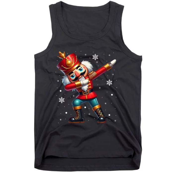 Dabbing Nutcracker Christmas Costume Matching Family Pajama Tank Top