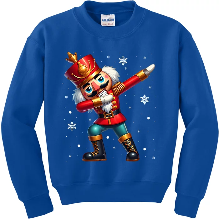 Dabbing Nutcracker Christmas Costume Matching Kids Sweatshirt