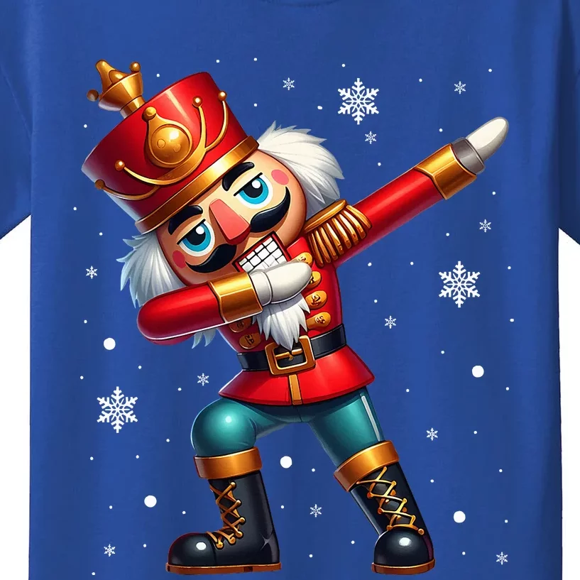 Dabbing Nutcracker Christmas Costume Matching Kids T-Shirt