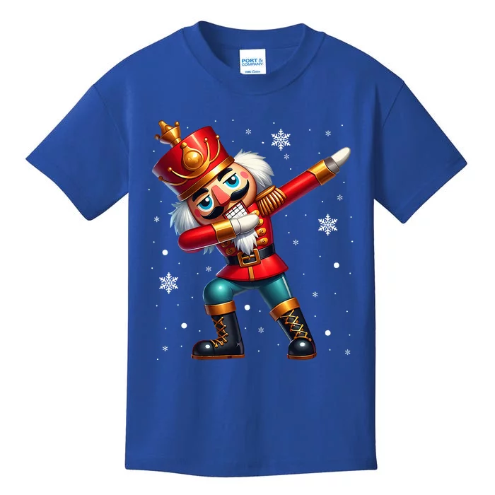 Dabbing Nutcracker Christmas Costume Matching Kids T-Shirt