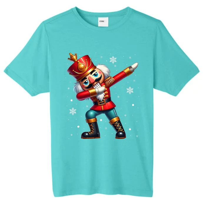 Dabbing Nutcracker Christmas Costume Matching ChromaSoft Performance T-Shirt